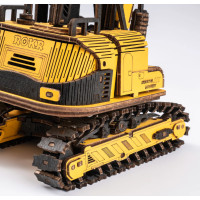 RoboTime dřevěné 3D puzzle Bagr