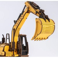 RoboTime dřevěné 3D puzzle Bagr