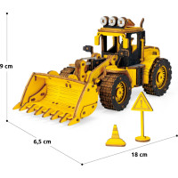 RoboTime dřevěné 3D puzzle Nakladač