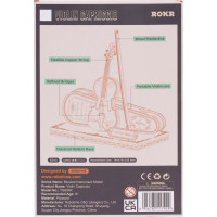 RoboTime dřevěné 3D puzzle Viola