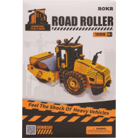 RoboTime dřevěné 3D puzzle Silniční válec