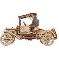 Ugears 3D dřevěné mechanické puzzle Historický automobil UGR-T