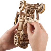 Ugears 3D dřevěné mechanické puzzle Historický automobil UGR-T
