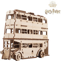 Ugears 3D dřevěné mechanické puzzle Harry Potter Rytířský autobus