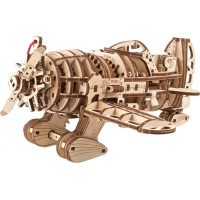 Ugears 3D dřevěné mechanické puzzle Letadlo Mad Hornet