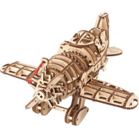 Ugears 3D dřevěné mechanické puzzle Letadlo Mad Hornet