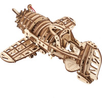 Ugears 3D dřevěné mechanické puzzle Letadlo Mad Hornet