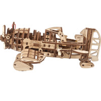 Ugears 3D dřevěné mechanické puzzle Letadlo Mad Hornet
