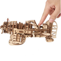 Ugears 3D dřevěné mechanické puzzle Letadlo Mad Hornet