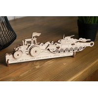 Ugears 3D dřevěné mechanické puzzle Brave UA Tractor