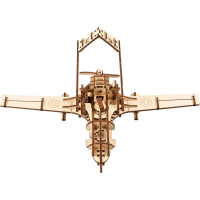 Ugears 3D dřevěné mechanické puzzle Bojový dron Bayraktar TB2