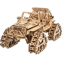 Ugears 3D dřevěné mechanické puzzle Pásové terénní vozidlo