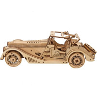 Ugears 3D dřevěné mechanické puzzle Sportovní auto Rapid Mouse