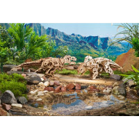 Ugears 3D dřevěné mechanické puzzle Triceratops
