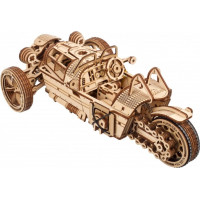 Ugears 3D dřevěné mechanické puzzle Tříkolka UGR-S
