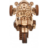 Ugears 3D dřevěné mechanické puzzle Tříkolka UGR-S