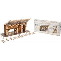 Ugears 3D dřevěné mechanické puzzle Harry Potter - vlakové nástupiště