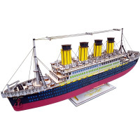 Woodcraft Dřevěné 3D puzzle Titanic