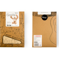 RoboTime dřevěné 3D puzzle Gorila