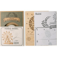 RoboTime dřevěné 3D puzzle Ruské kolo