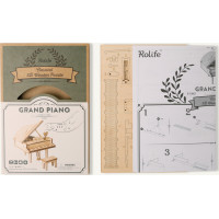 RoboTime dřevěné 3D puzzle Velké piano