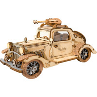 RoboTime dřevěné 3D puzzle Veterán kupé