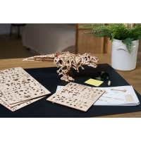 Ugears 3D dřevěné mechanické puzzle Tyrannosaurus Rex