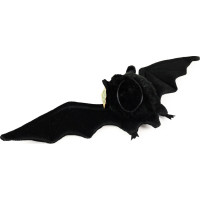Rappa Plyšový netopýr černý 16 cm ECO-FRIENDLY