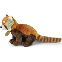Rappa Plyšová panda červená 18 cm ECO-FRIENDLY