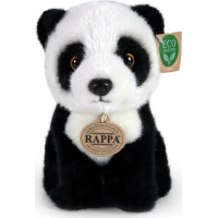 Rappa Plyšová panda sedící 18 cm ECO-FRIENDLY