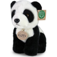 Rappa Plyšová panda sedící 18 cm ECO-FRIENDLY