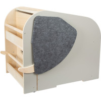 small foot Box na hračky se sedadlem a kolečky slon "Wildlife
