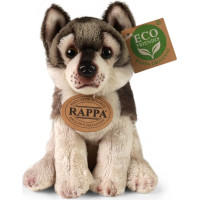 Rappa Plyšový vlk sedící 15 cm ECO-FRIENDLY