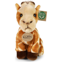Rappa Plyšová žirafa sedící 18 cm ECO-FRIENDLY