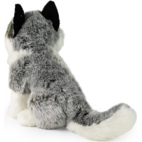 Rappa Plyšový pes Husky sedící 30 cm ECO-FRIENDLY