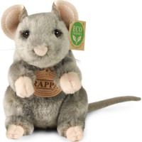 Rappa Plyšová myš sedící 16 cm ECO-FRIENDLY