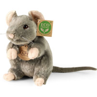 Rappa Plyšová myš sedící 16 cm ECO-FRIENDLY