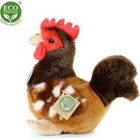 Rappa Plyšová slepice 18 cm ECO-FRIENDLY