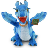 Rappa Plyšový drak 40 cm modrý ECO-FRIENDLY