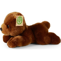 Rappa Plyšový medvěd hnědý ležící 20 cm ECO-FRIENDLY
