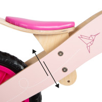 small foot Dřevěné odrážedlo Hummingbird růžové