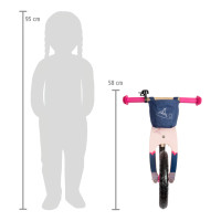 small foot Dřevěné odrážedlo Hummingbird růžové