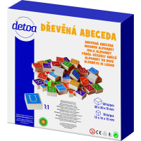 Detoa Dřevěná abeceda