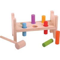 Bigjigs Baby Dřevěná zatloukačka