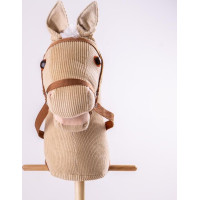 Bigjigs Toys Manšestrový kůň na tyči