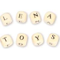 Lena Dřevěná písmenka abeceda 300 ks