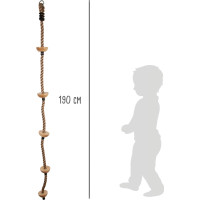 small foot Dětské šplhací lano s nášlapnými body