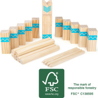 small foot Vikingské kostky Kubb