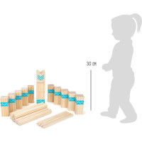 Small Foot Vikingské kostky Kubb - poškozený obal