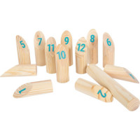 small foot Vikingské kostky Kubb s čísly Active